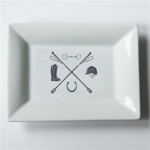 Equestrian Crest Mini Dish