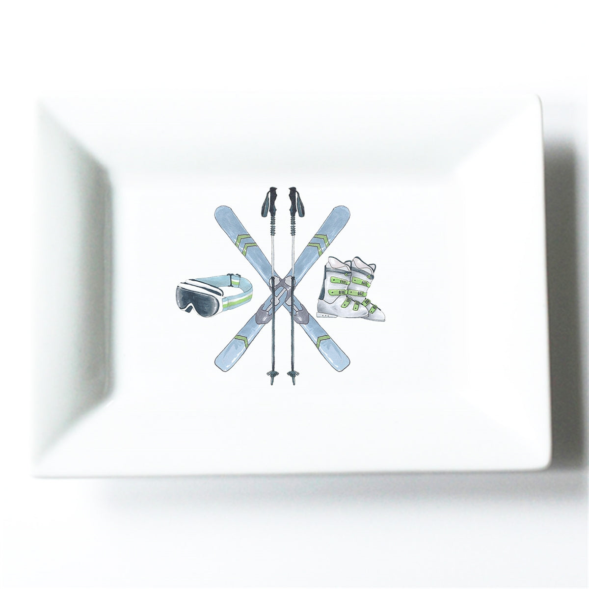 Ski Crest Mini Dish