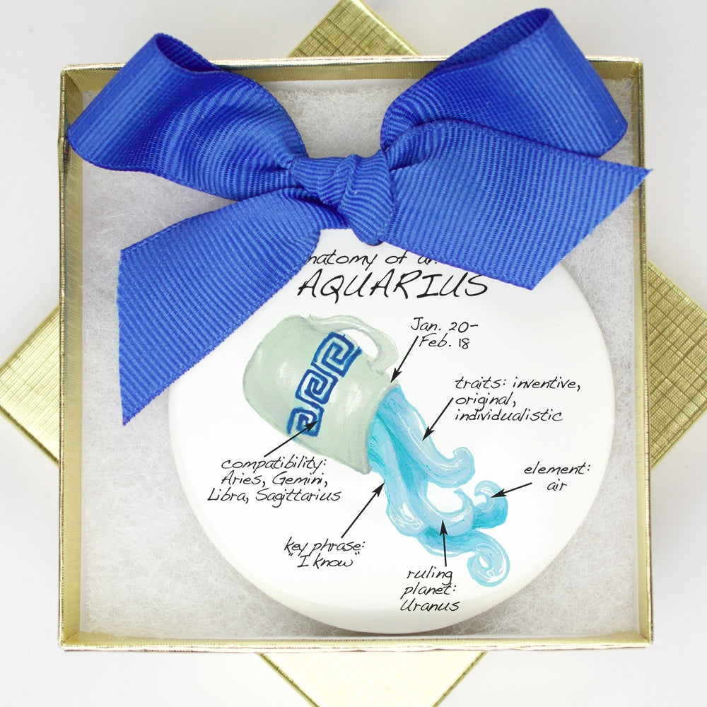 Aquarius Holiday Ornament