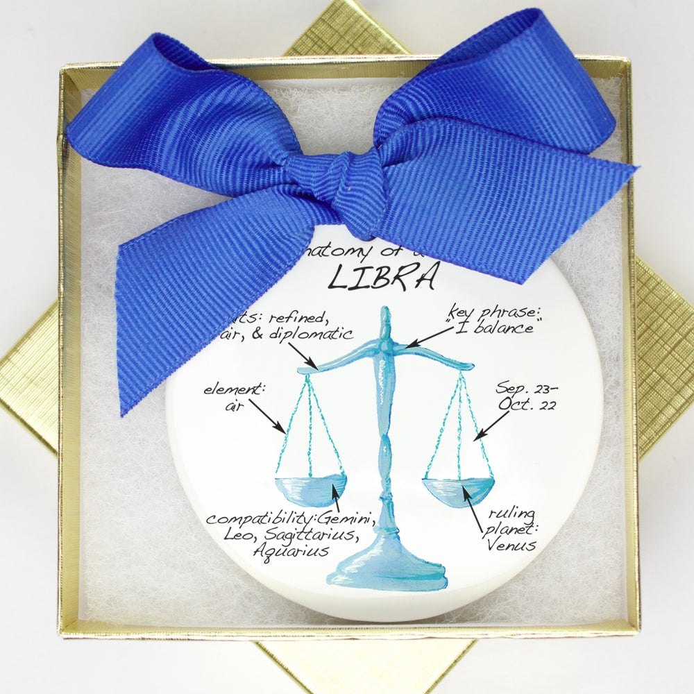 Libra Holiday Ornament