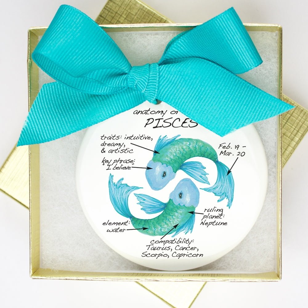 Pisces Holiday Ornament