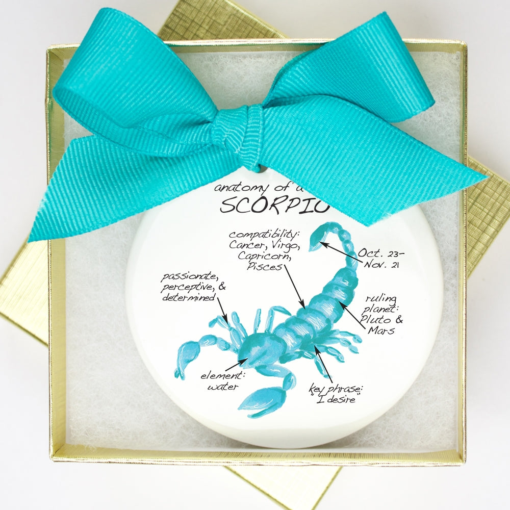 Scorpio Holiday Ornament