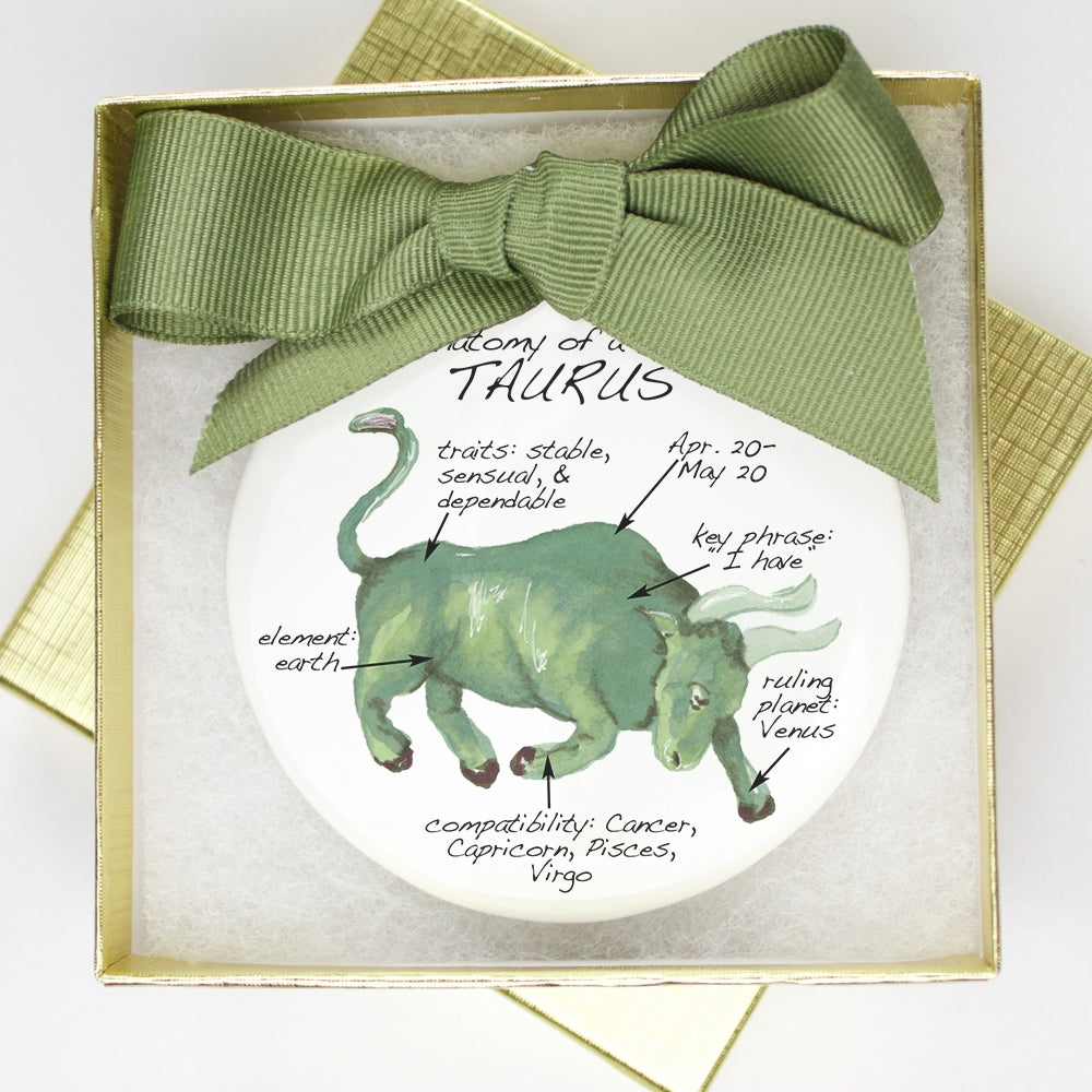Taurus Holiday Ornament