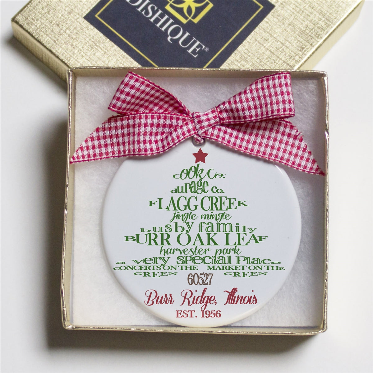 Burr Ridge Holiday Ornament