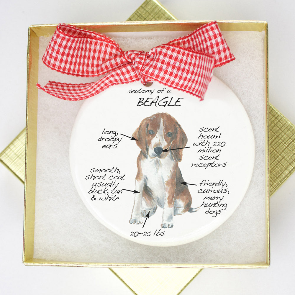 Beagle Holiday Ornament - Dog Breed Gifts