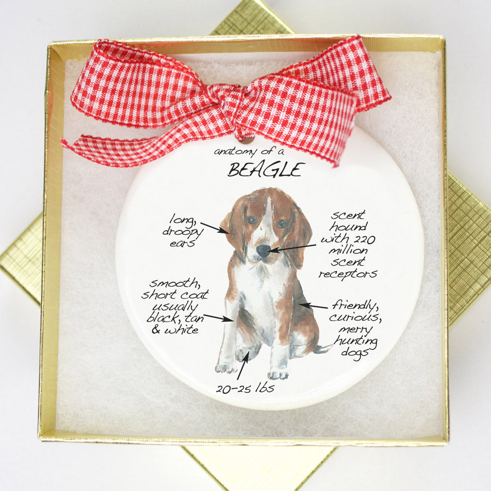 Beagle Holiday Ornament - Dog Breed Gifts