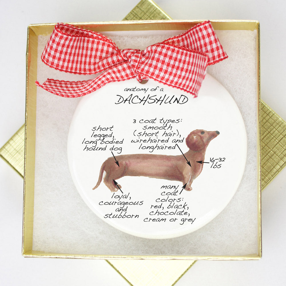 Dachshund Holiday Ornament - Dog Breed Gifts