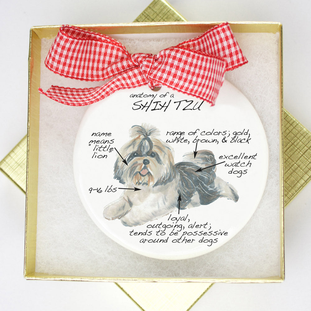 Shih Tzu Holiday Ornament - Dog Breed Gifts