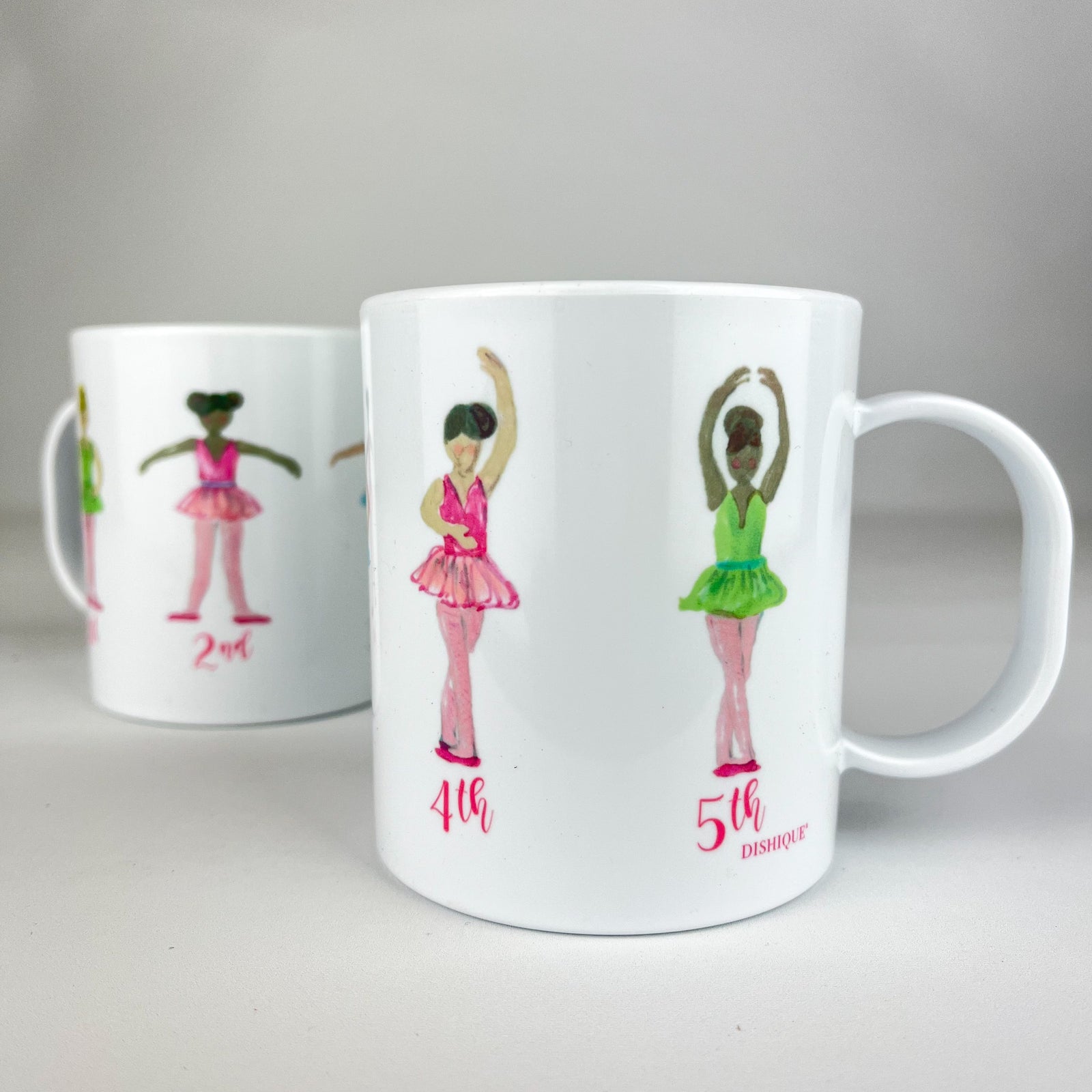 Ballet Positions 11 oz. Plastic Mug