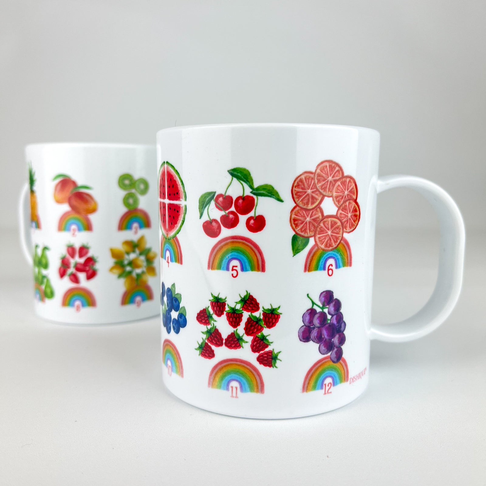 Tutti Frutti Counting 11 oz. Plastic Mug