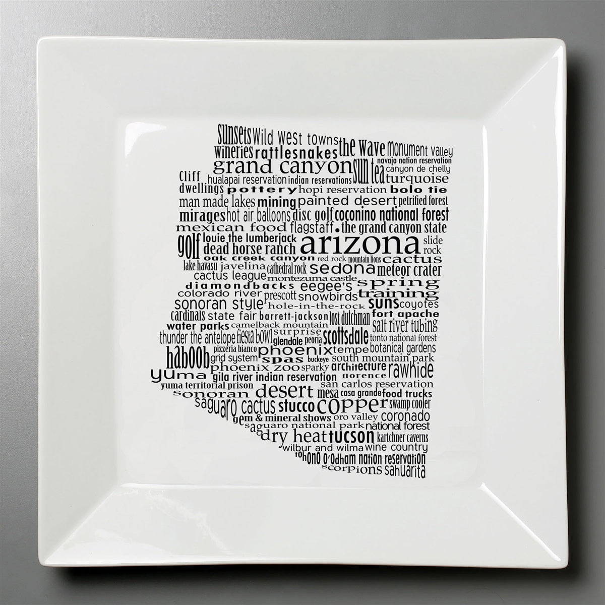 Arizona Dish - Large Square Plate