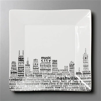 Nashville Dish - Large Square Plate