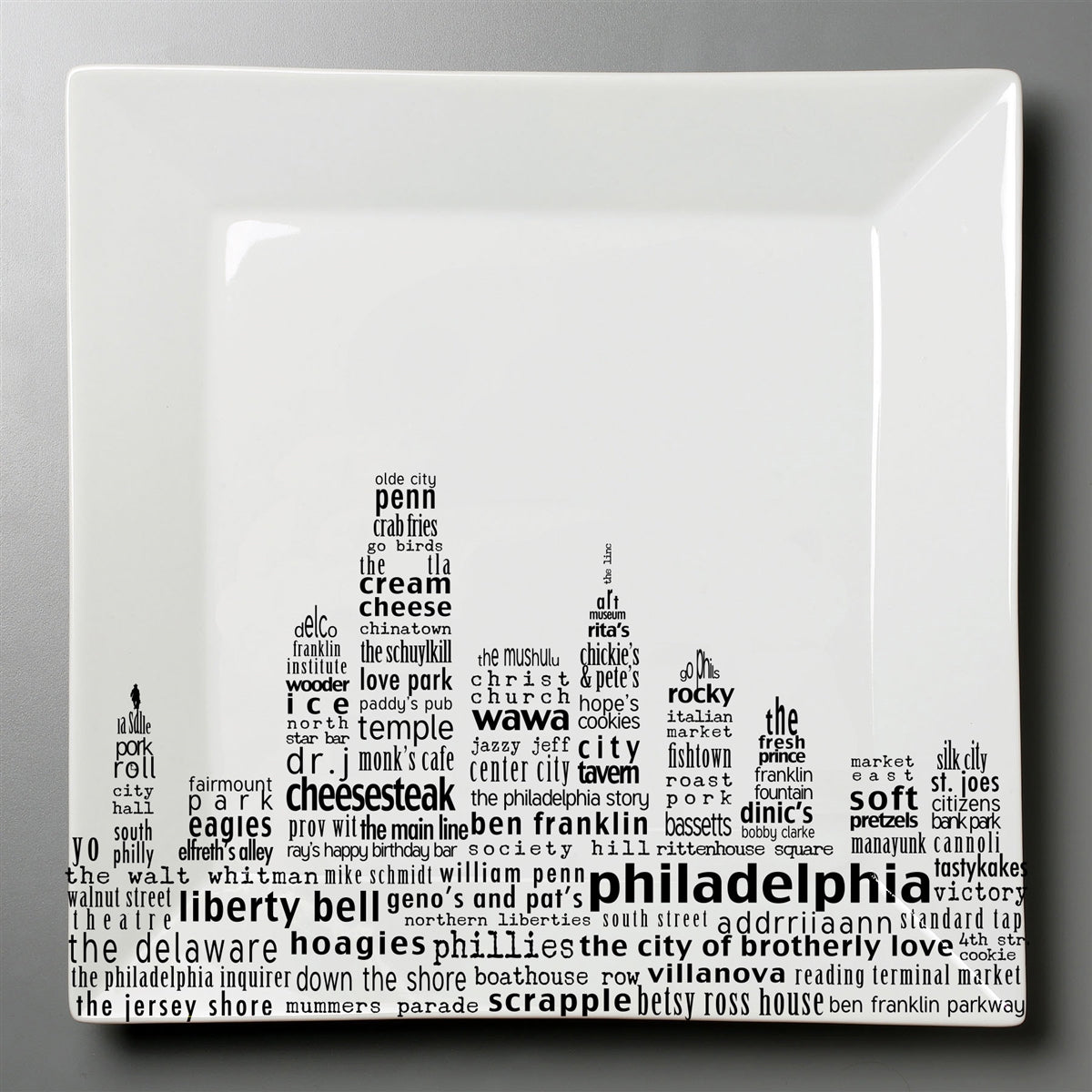 Philadelphia Dish - Large Square Plate