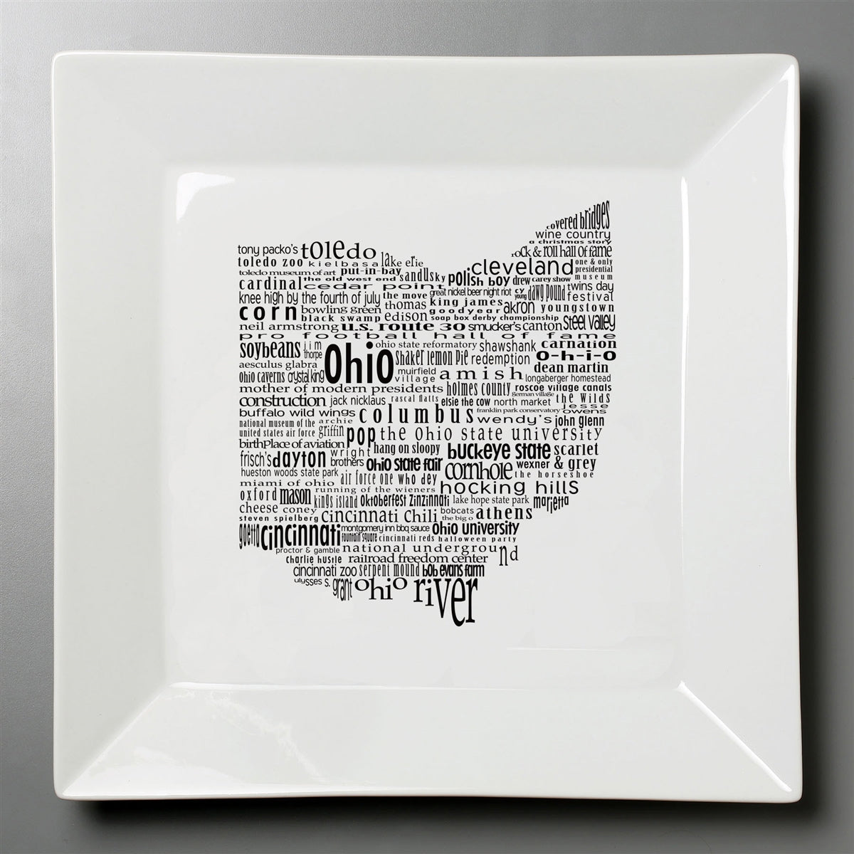 Ohio Dish - Small Square Plate