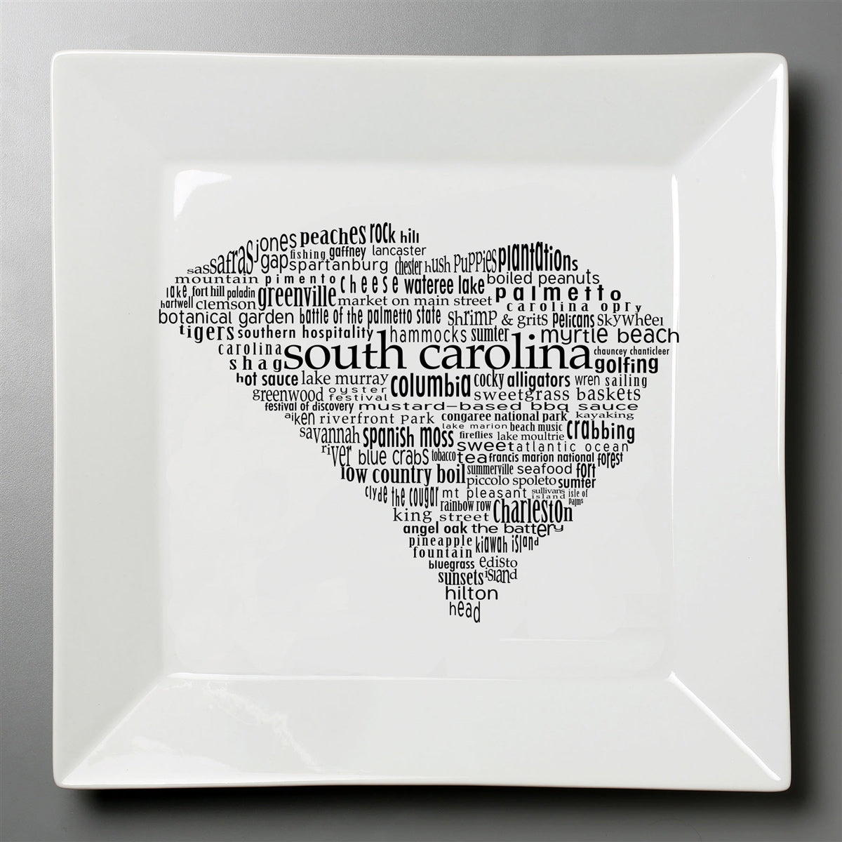 South Carolina Dish - Small Square Plate