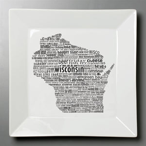 Wisconsin Dish - Small Square Plate