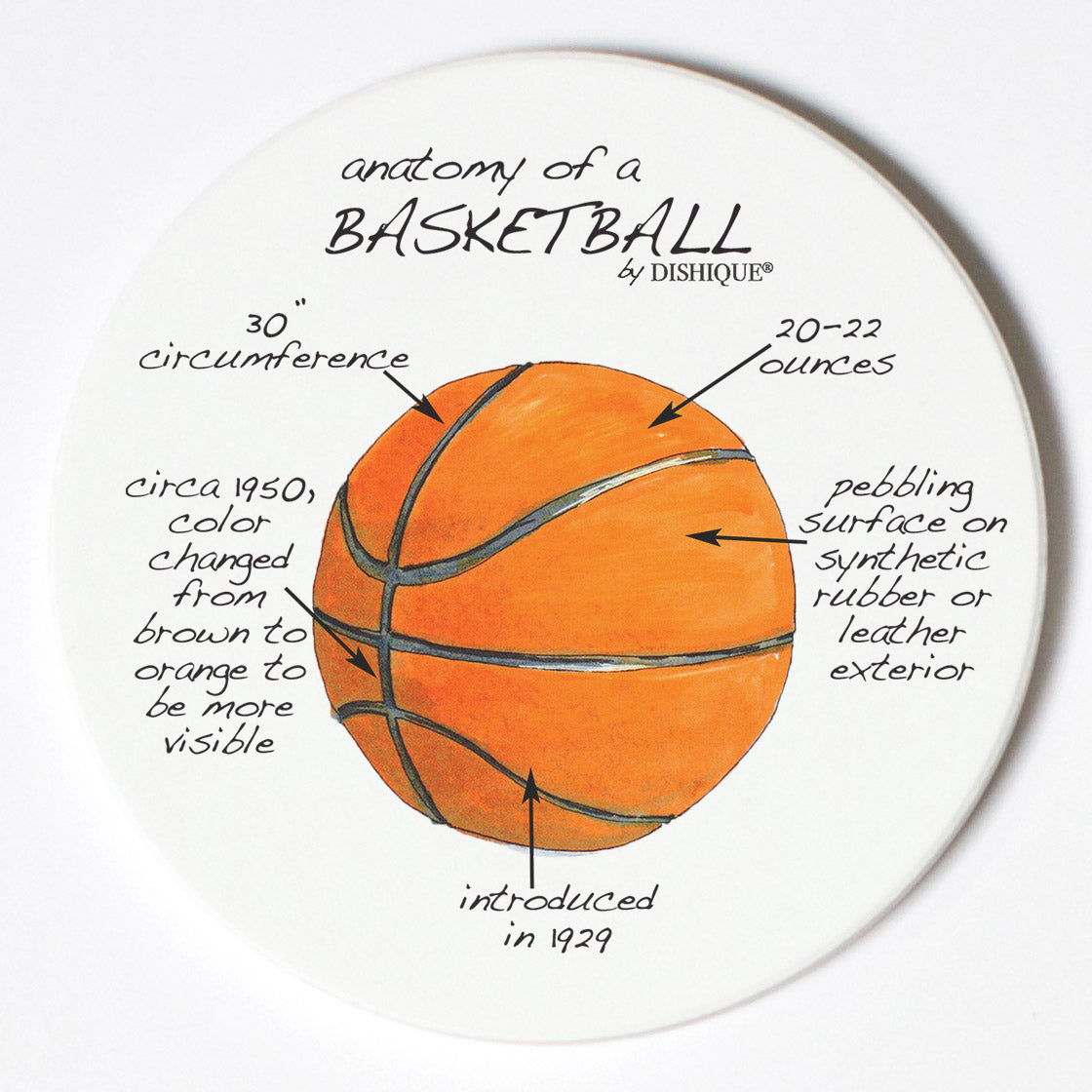 Individual Coasters - Sports & Hobbies - Basketball