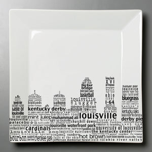 City Skylines - Various Cities - Large Square Plate - Dishique Lab Flawed