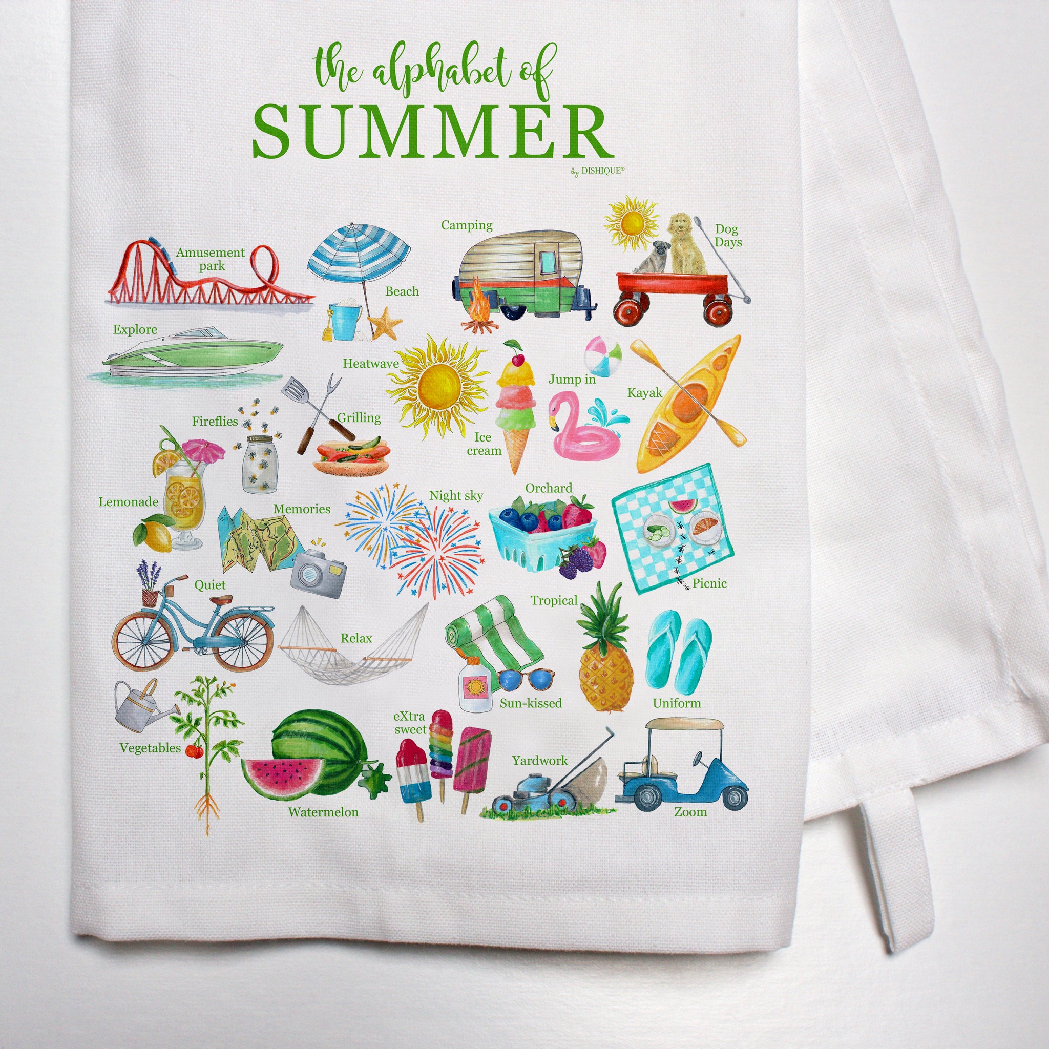 Beach Kitchen Towels Summer Dish Towels Household Cleaning
